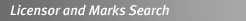 Licensors and Marks Search